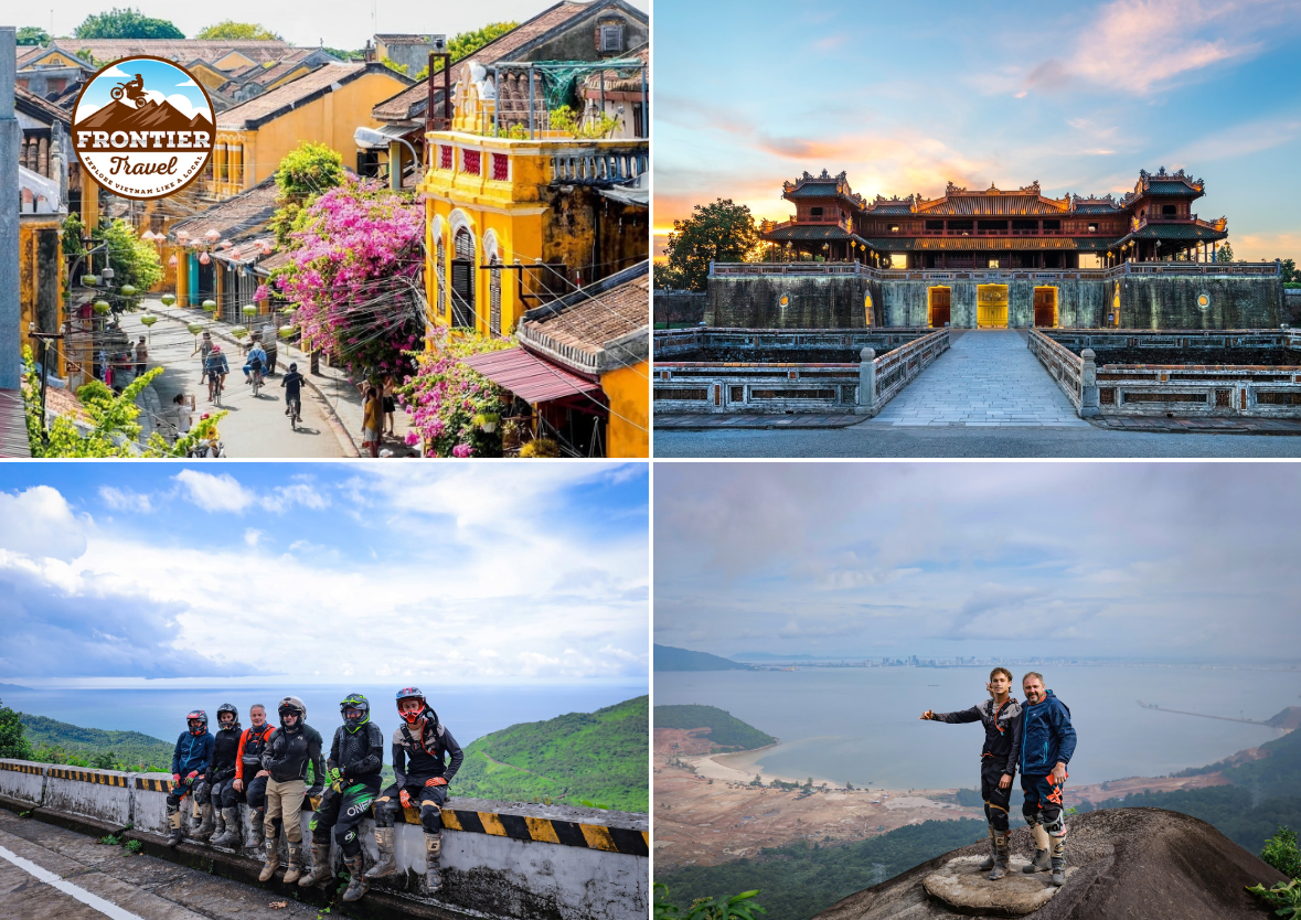 Scenic road travel in Vietnam during favorable seasonal weather conditions